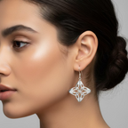 Nymah Trinity Knot Earrings