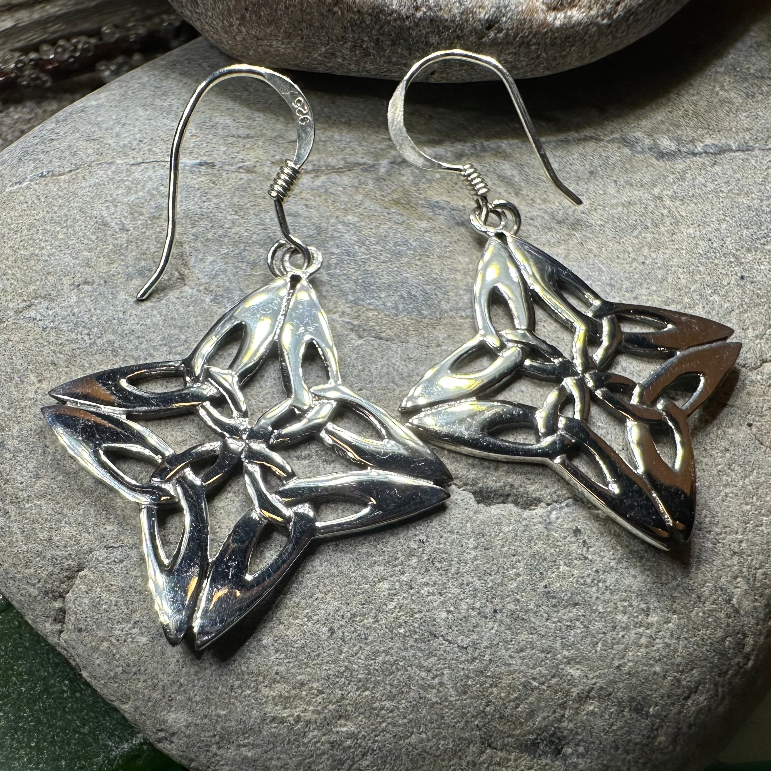 Nymah Trinity Knot Earrings