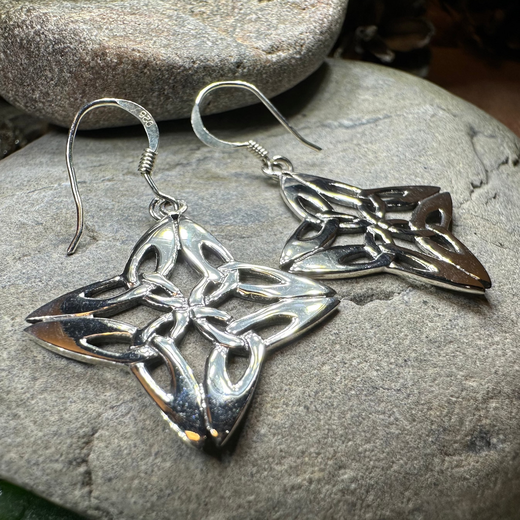 Nymah Trinity Knot Earrings