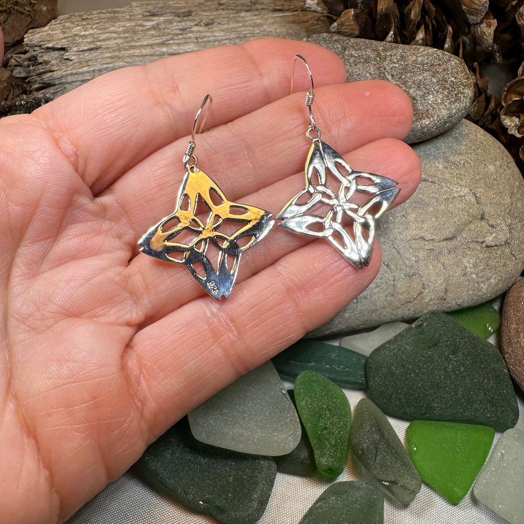 Nymah Trinity Knot Earrings