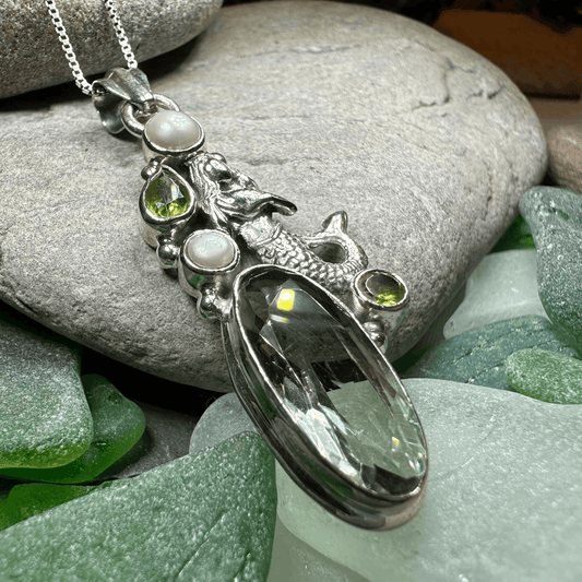 Mermaid Dream Necklace - 18 / Amethyst Peridot