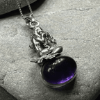 Mermaid's Song Necklace - 18 / Amethyst