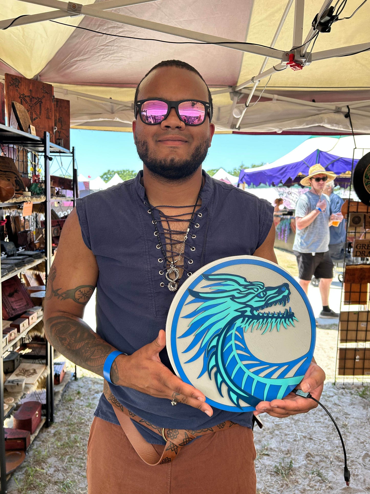 3D Backlit Dragon - Backlit