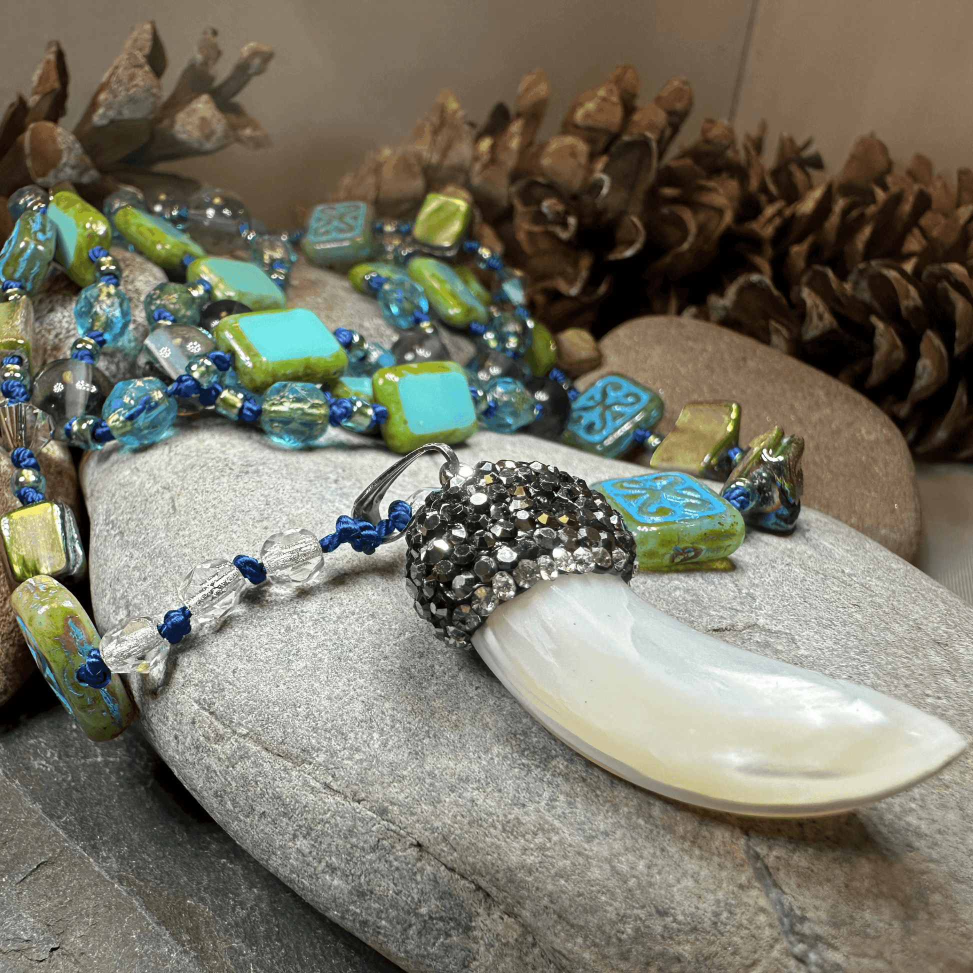 Santorini Breeze Long Necklace - 