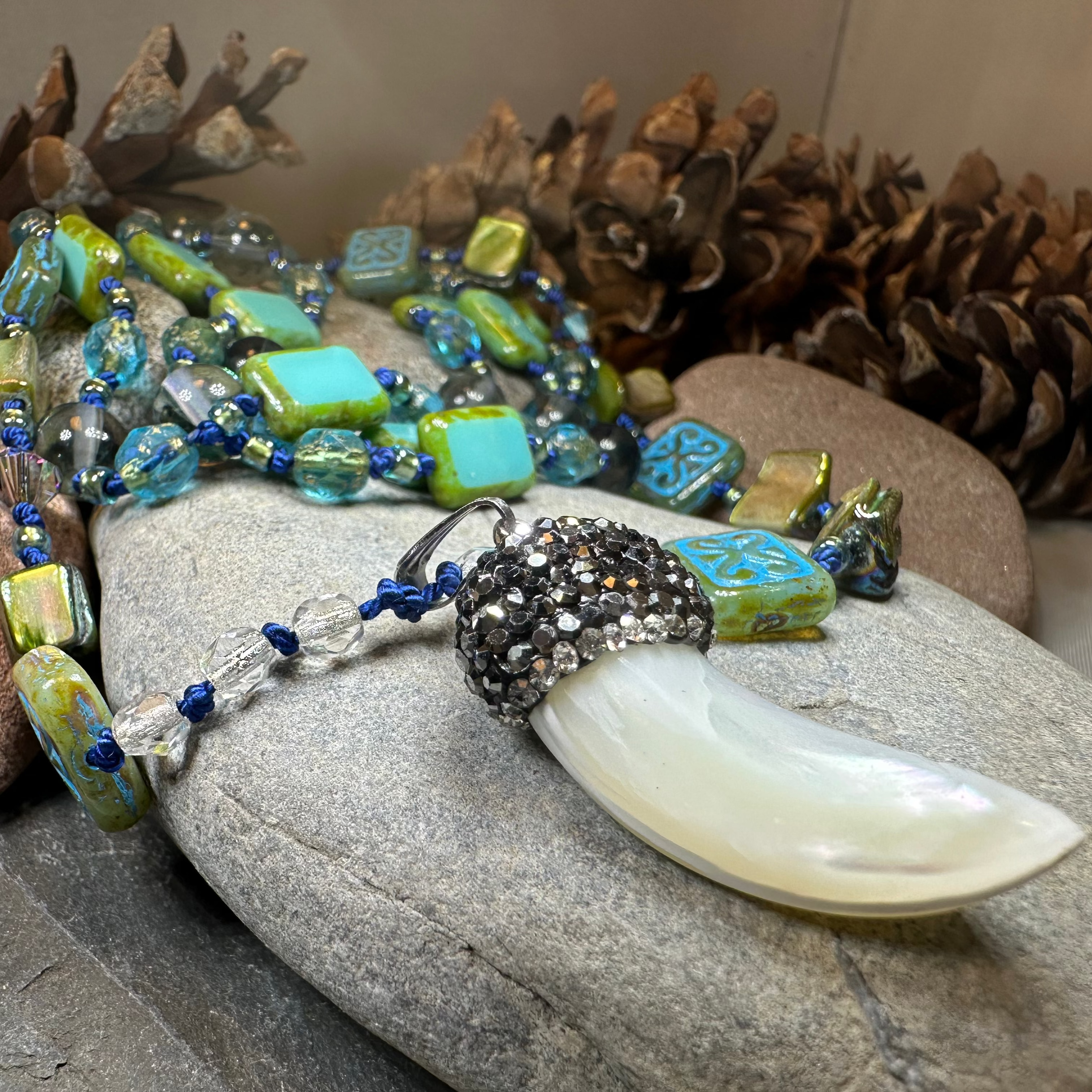 Santorini Breeze Long Necklace