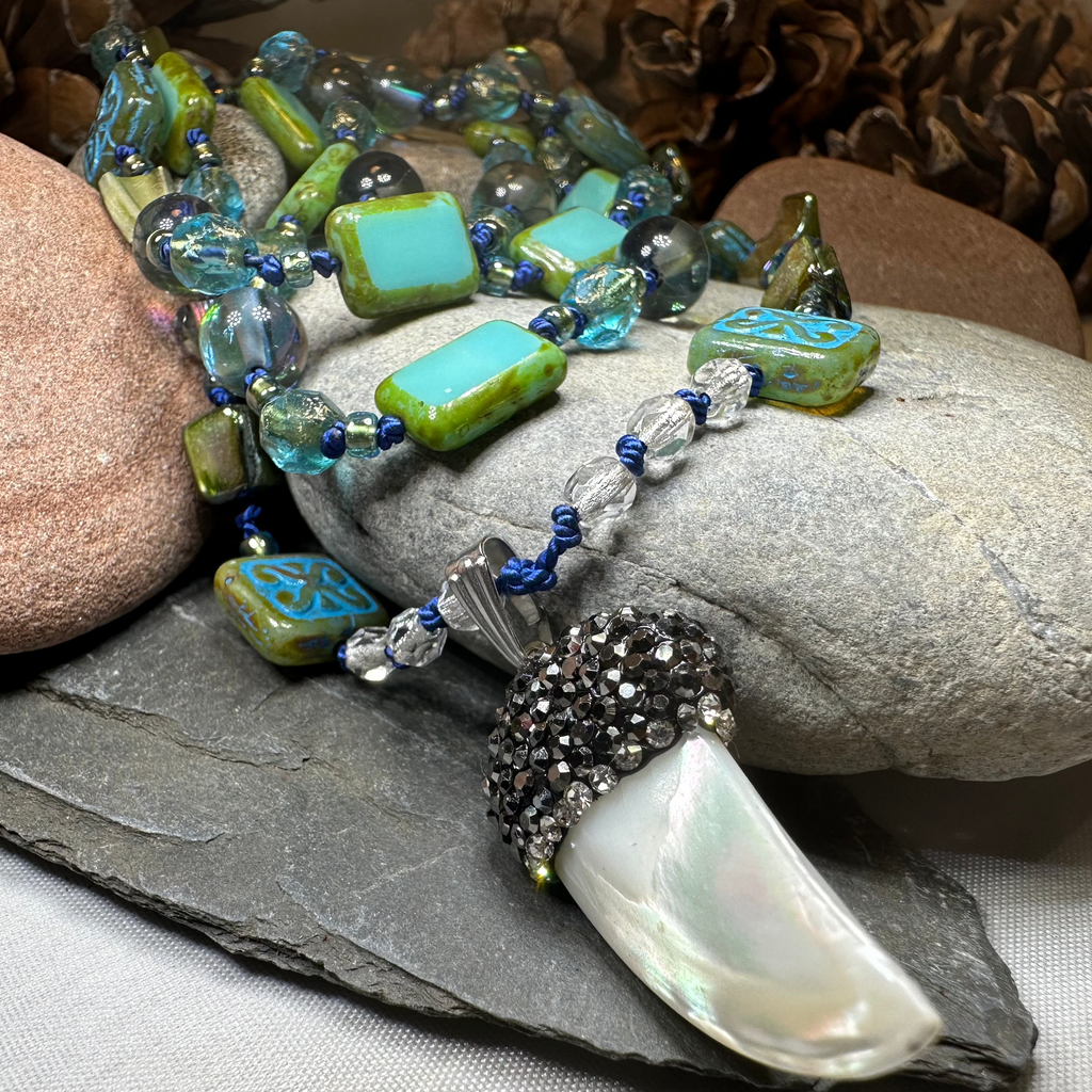 Santorini Breeze Long Necklace
