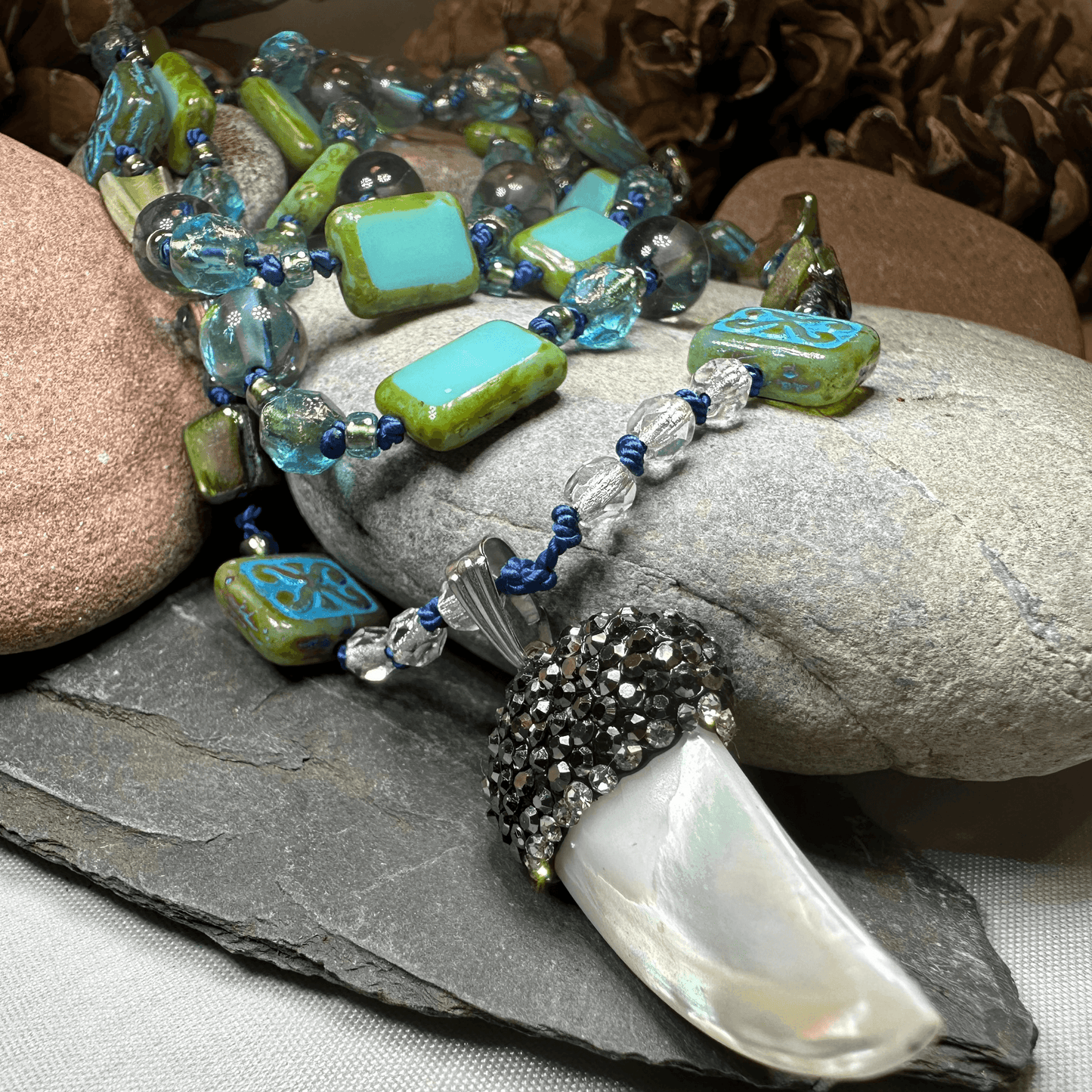 Santorini Breeze Long Necklace - 