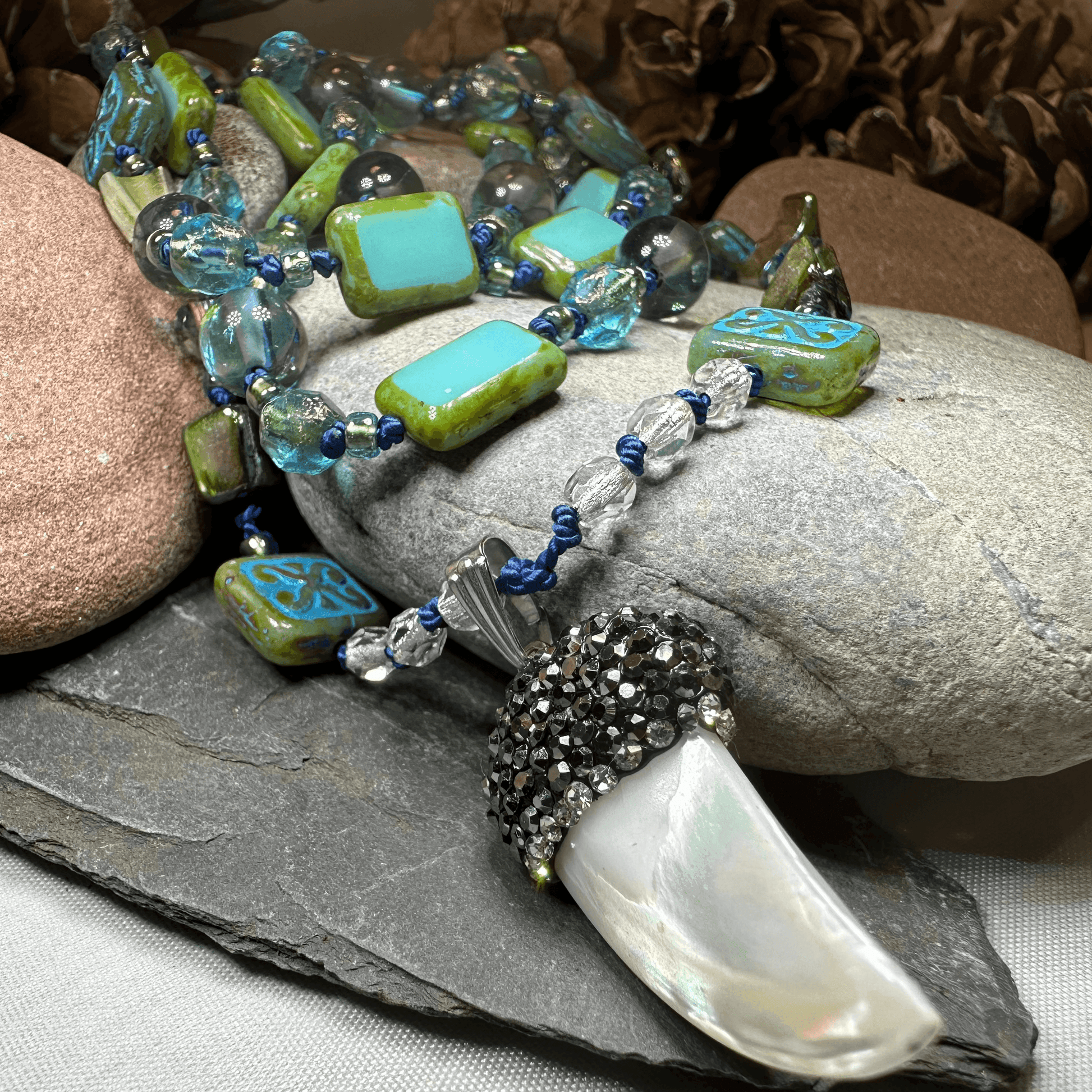 Santorini Breeze Long Necklace - 