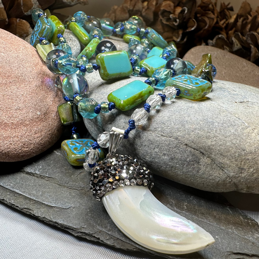 Santorini Breeze Long Necklace