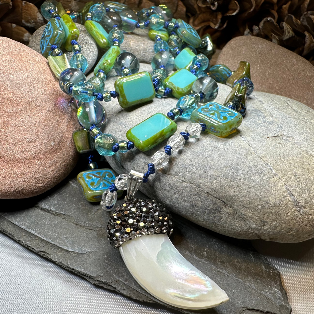 Santorini Breeze Long Necklace