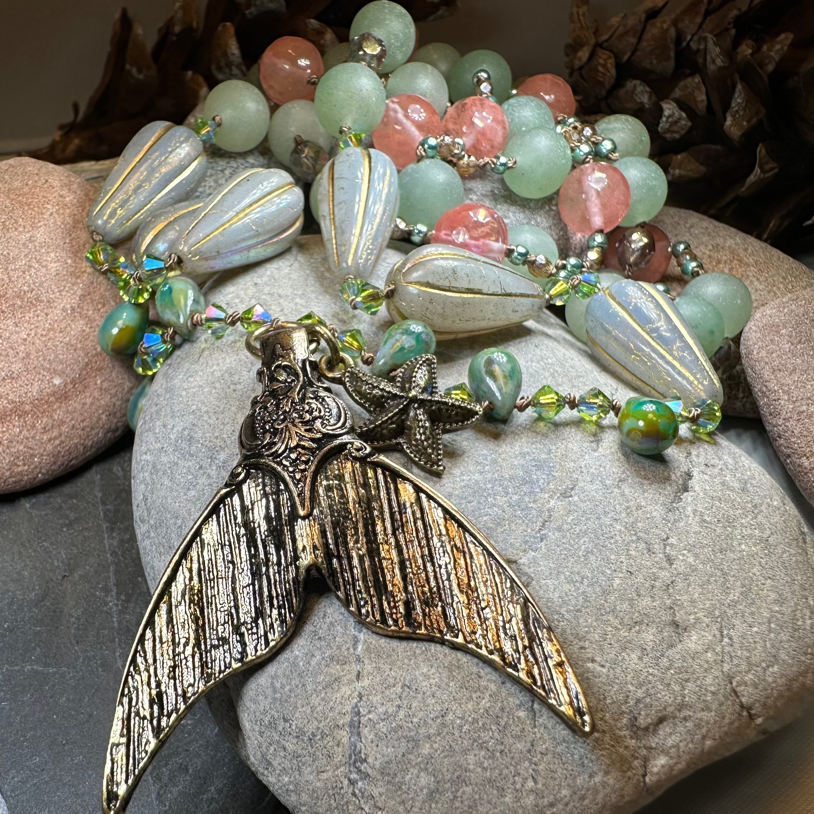 Seasong Mermaid Long Necklace