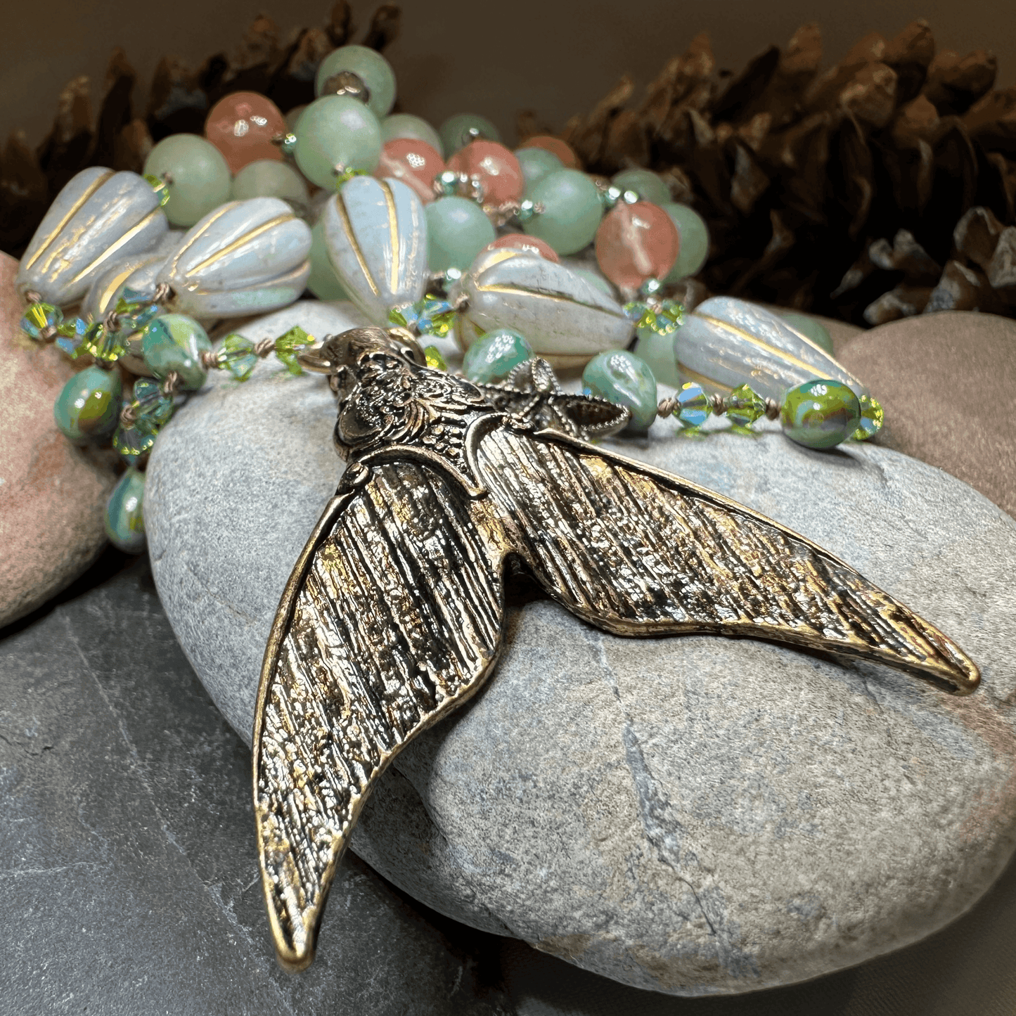 Seasong Mermaid Long Necklace - 