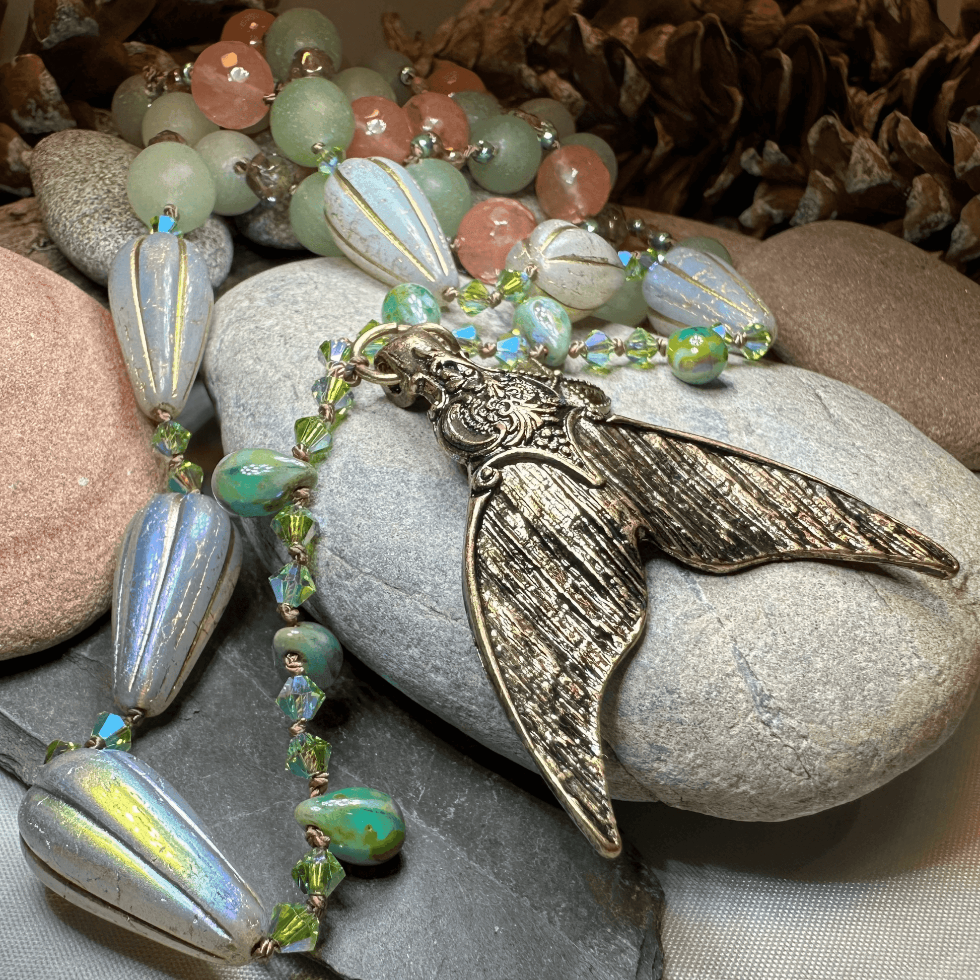 Seasong Mermaid Long Necklace - 