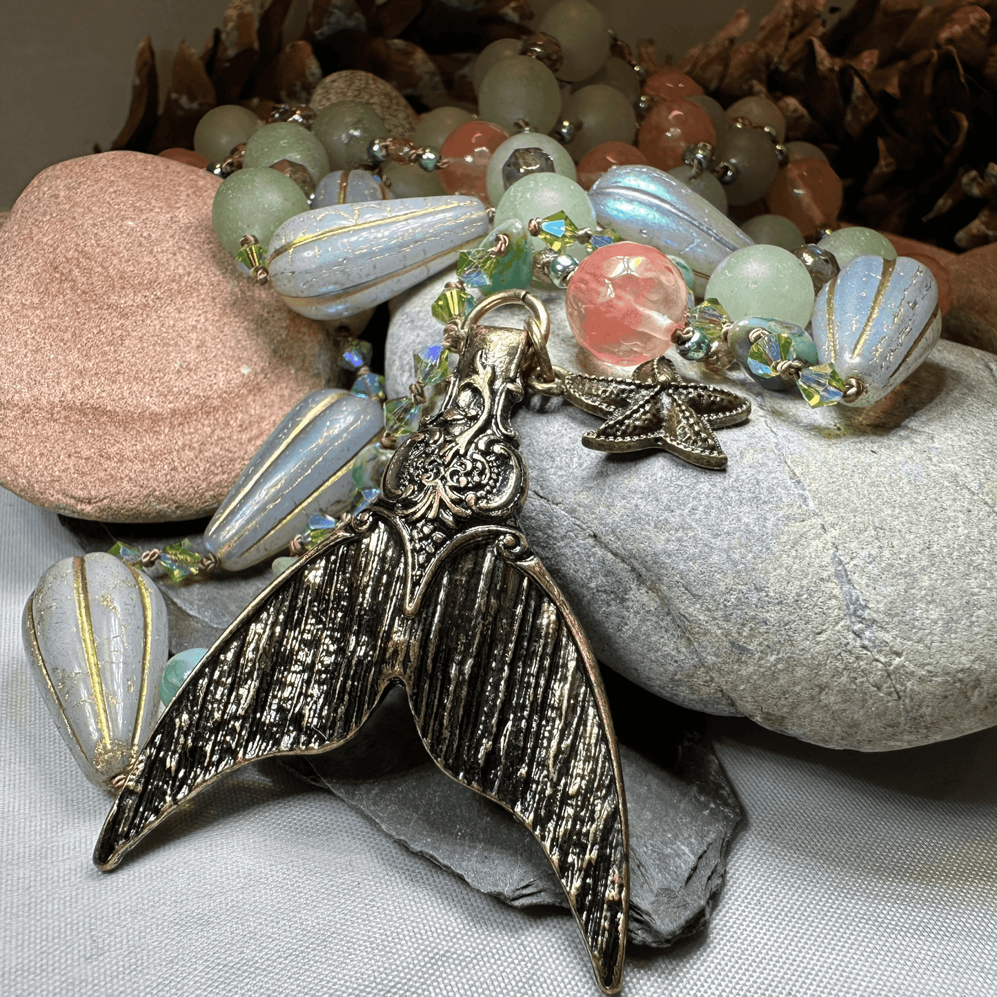 Seasong Mermaid Long Necklace - 