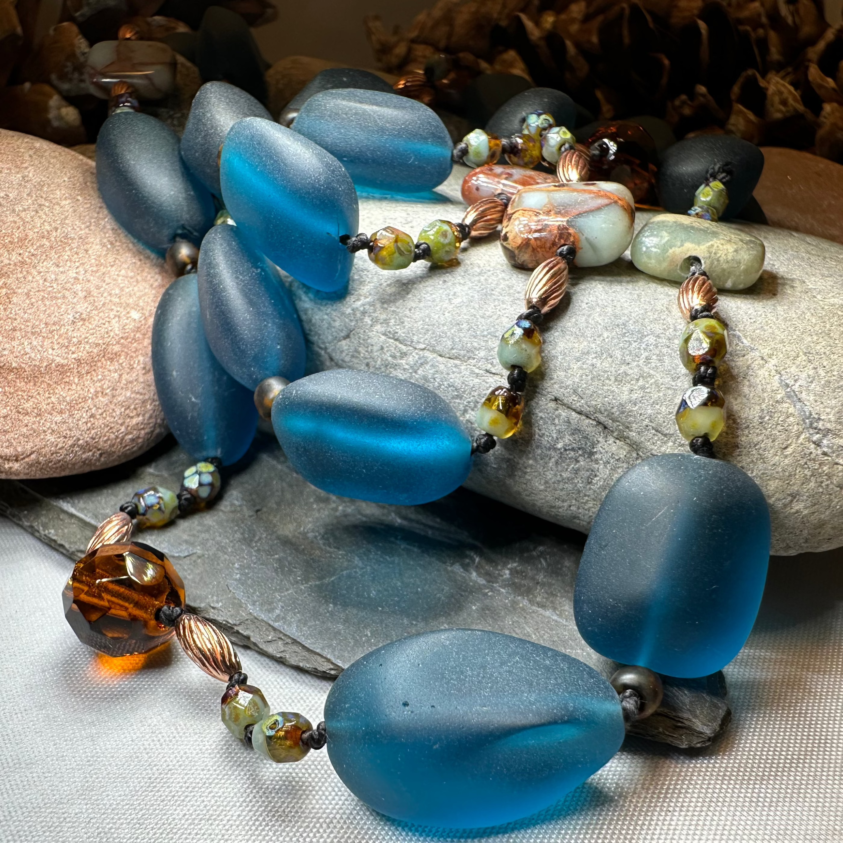 Sicilian Evening Long Necklace