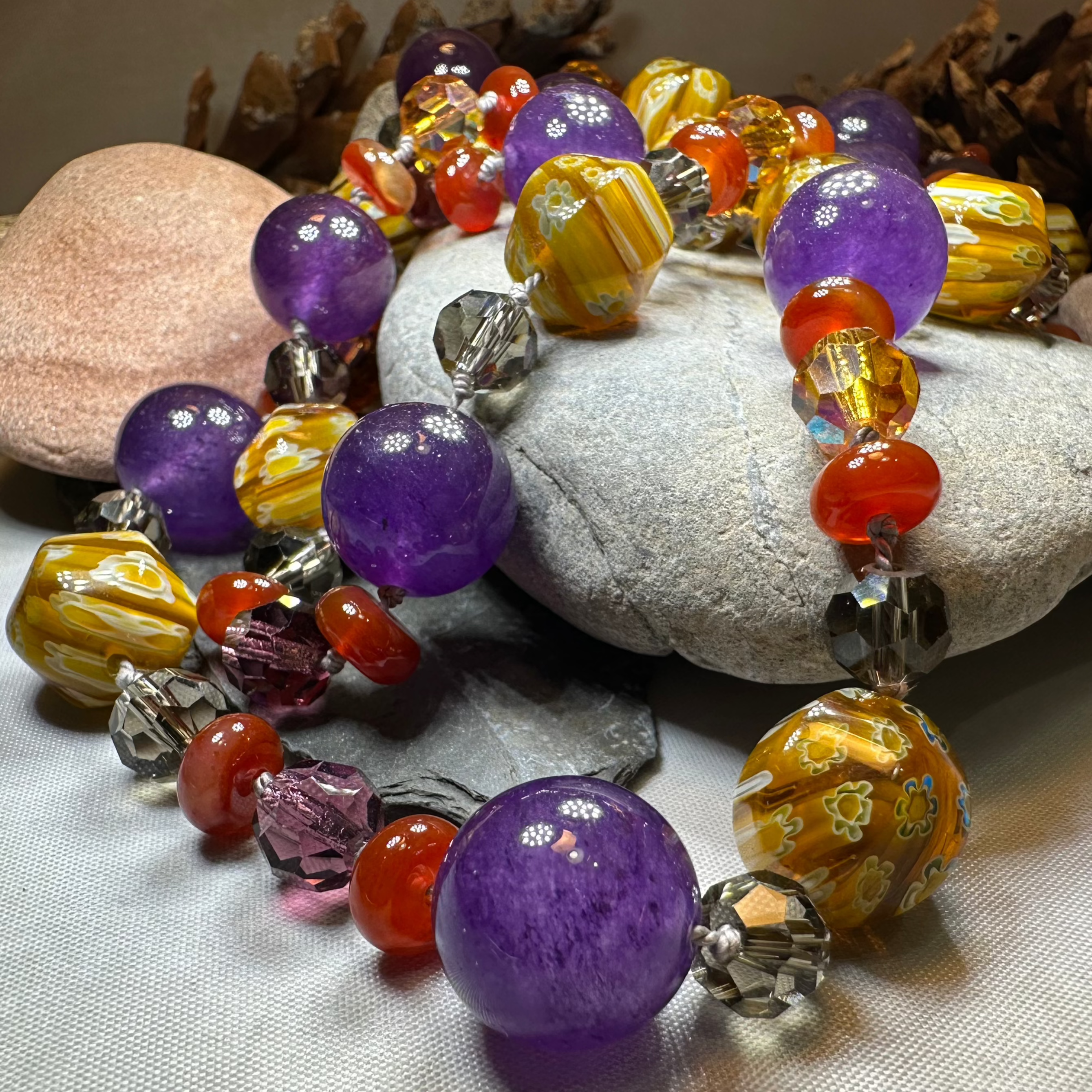 Italian Holiday Long Necklace