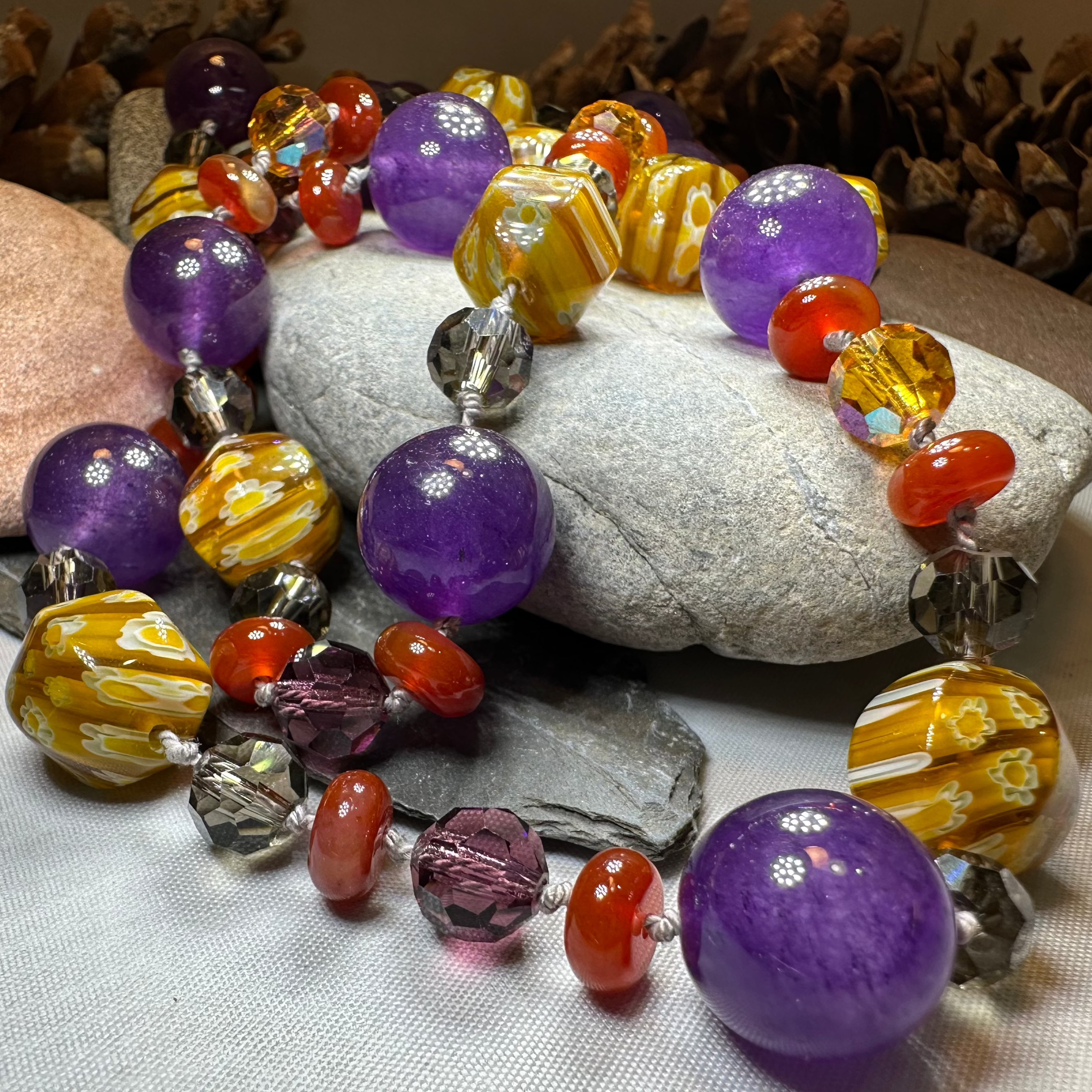 Italian Holiday Long Necklace
