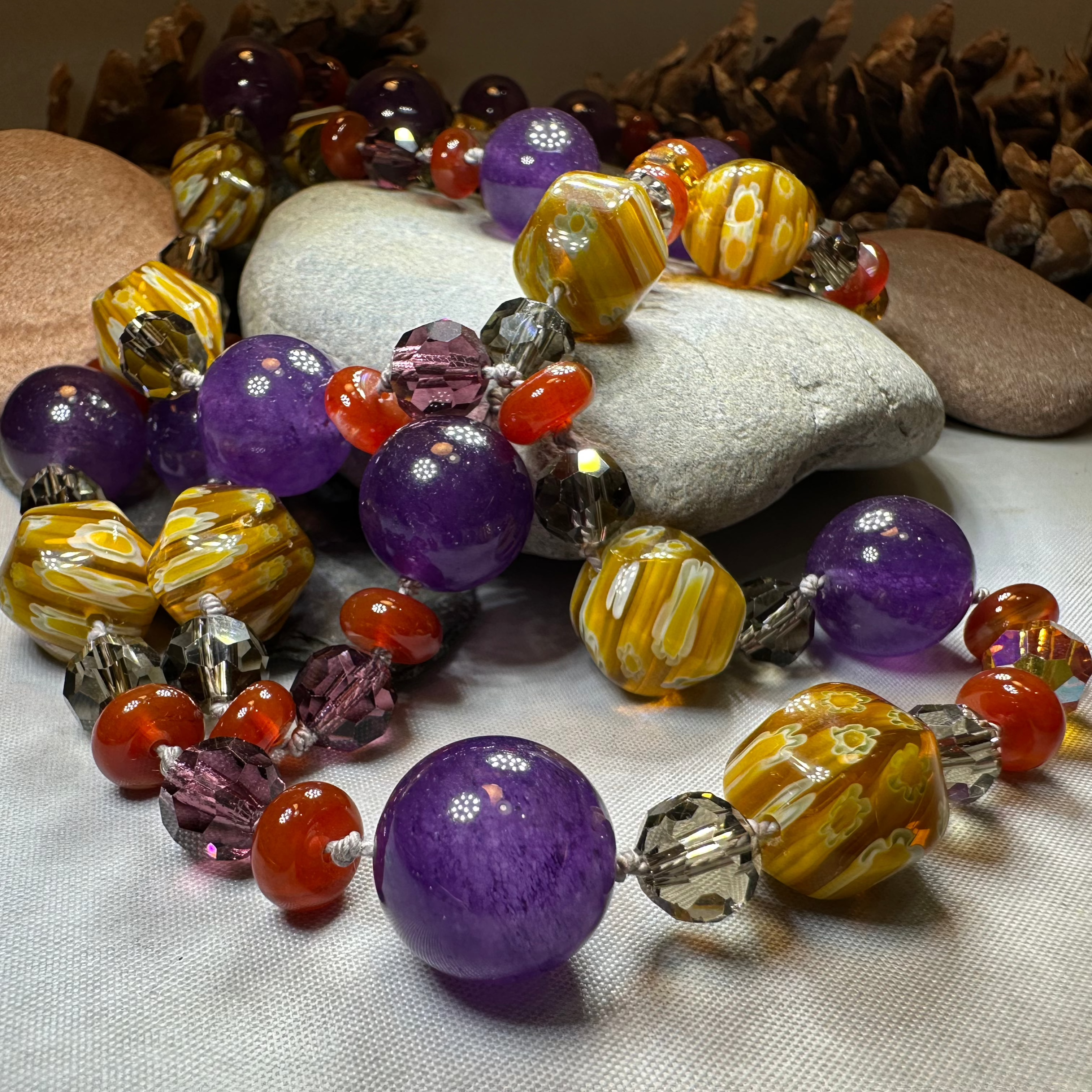 Italian Holiday Long Necklace