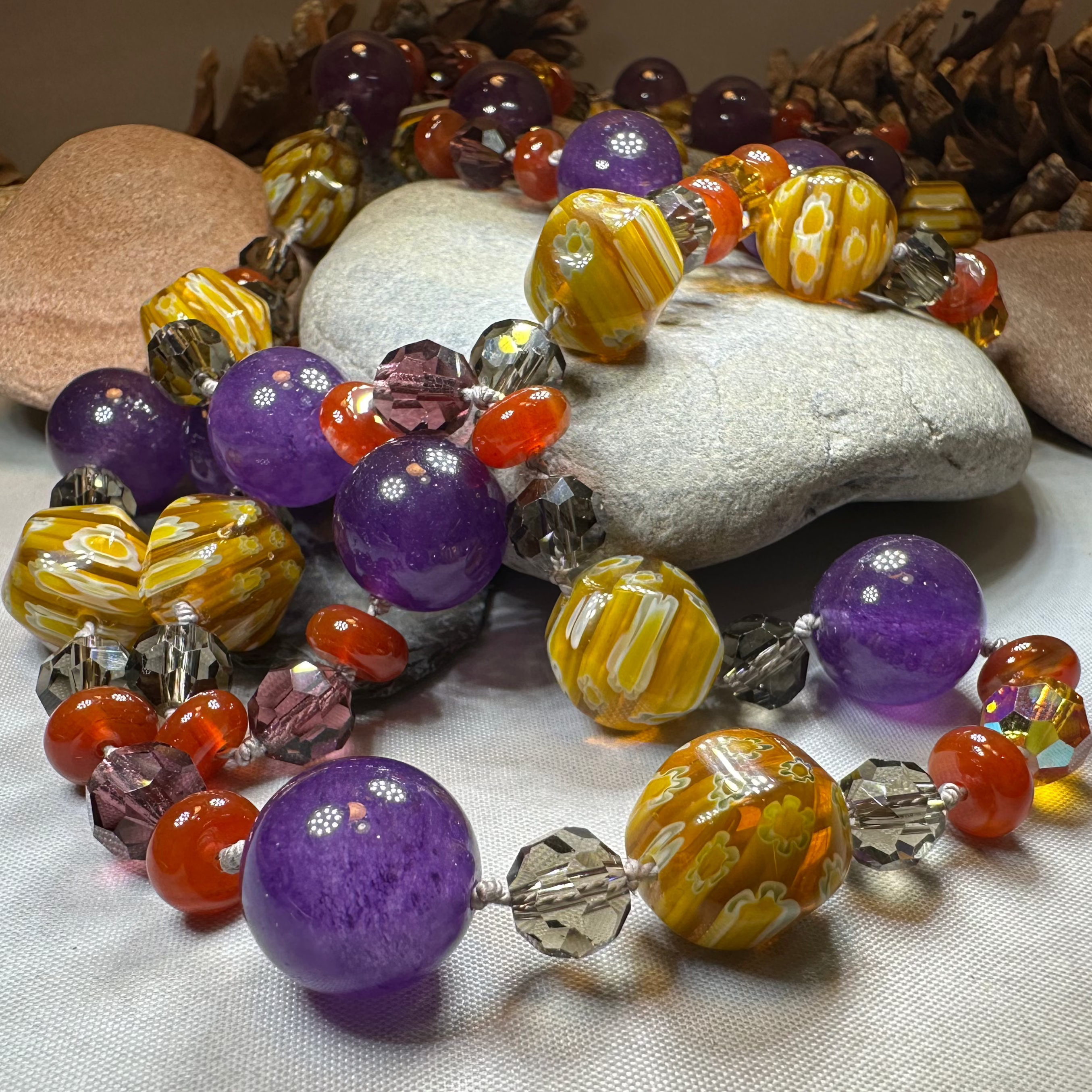 Italian Holiday Long Necklace