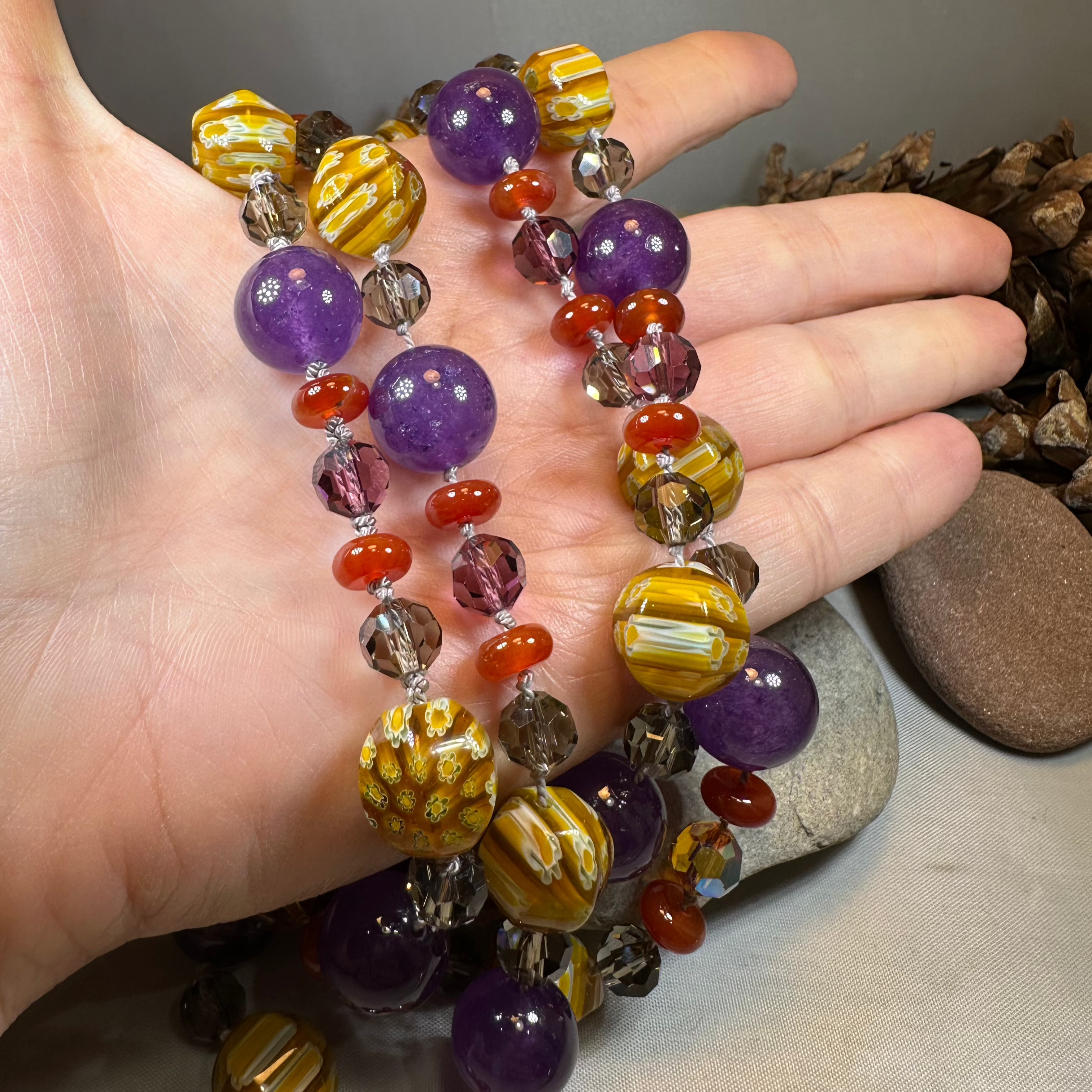 Italian Holiday Long Necklace