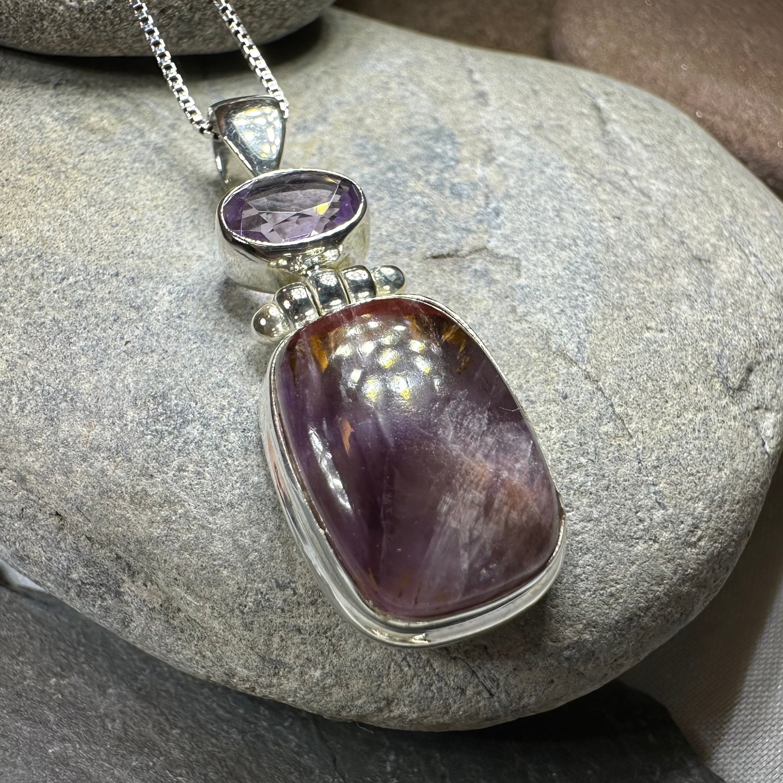 Celtic Amethyst Dusk Necklace