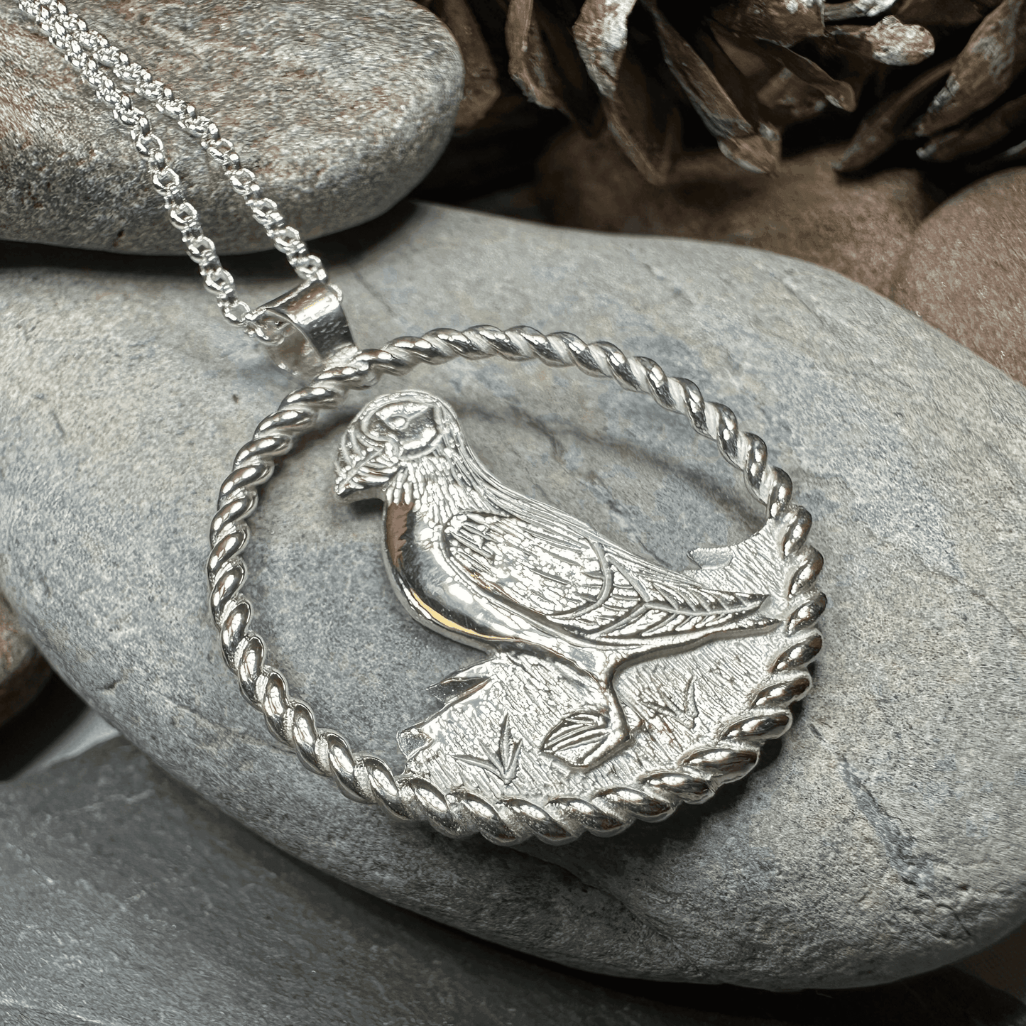 Orkney Puffin Necklace - 18
