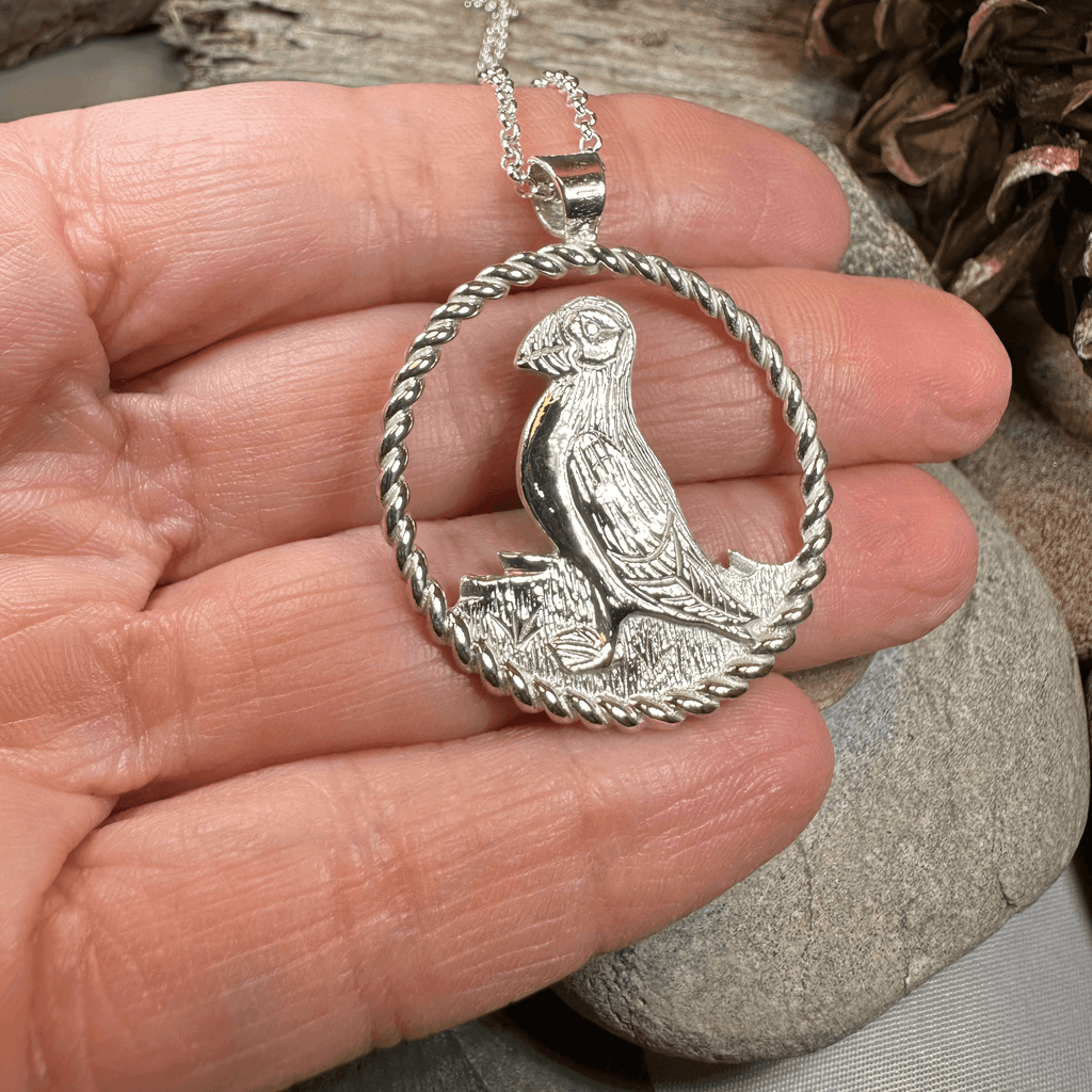 Orkney Puffin Necklace - 18