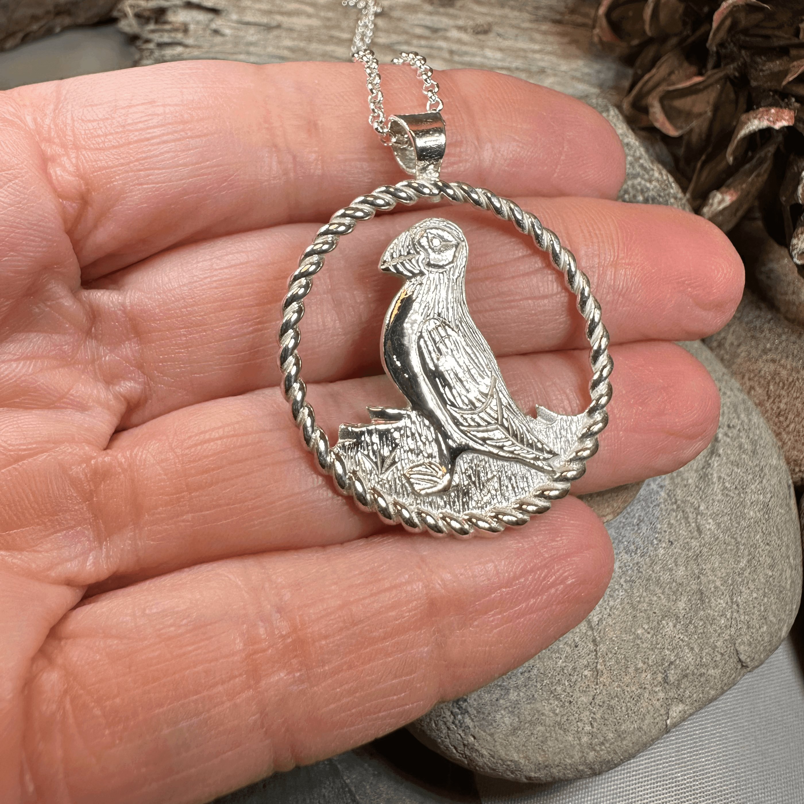 Orkney Puffin Necklace - 18