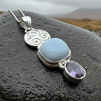 Euna Celtic Spiral Necklace