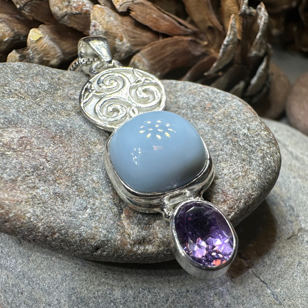 Euna Celtic Spiral Necklace