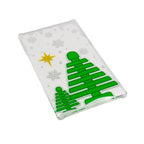Classic Pine Tree Winter Village 4x6 Glass Window made with LEGO part - B3 Customs - 