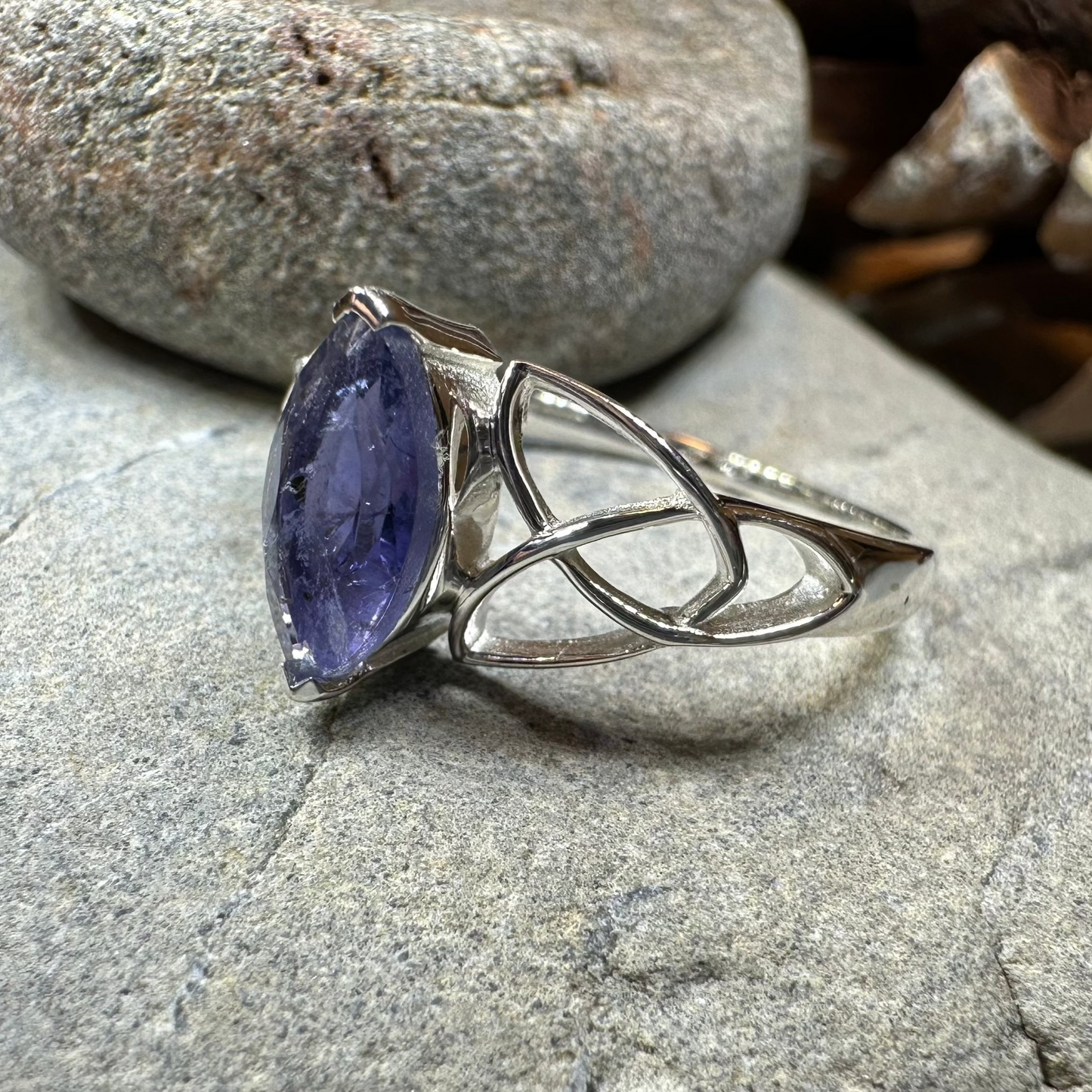 Millicent Celtic Trinity Knot Ring