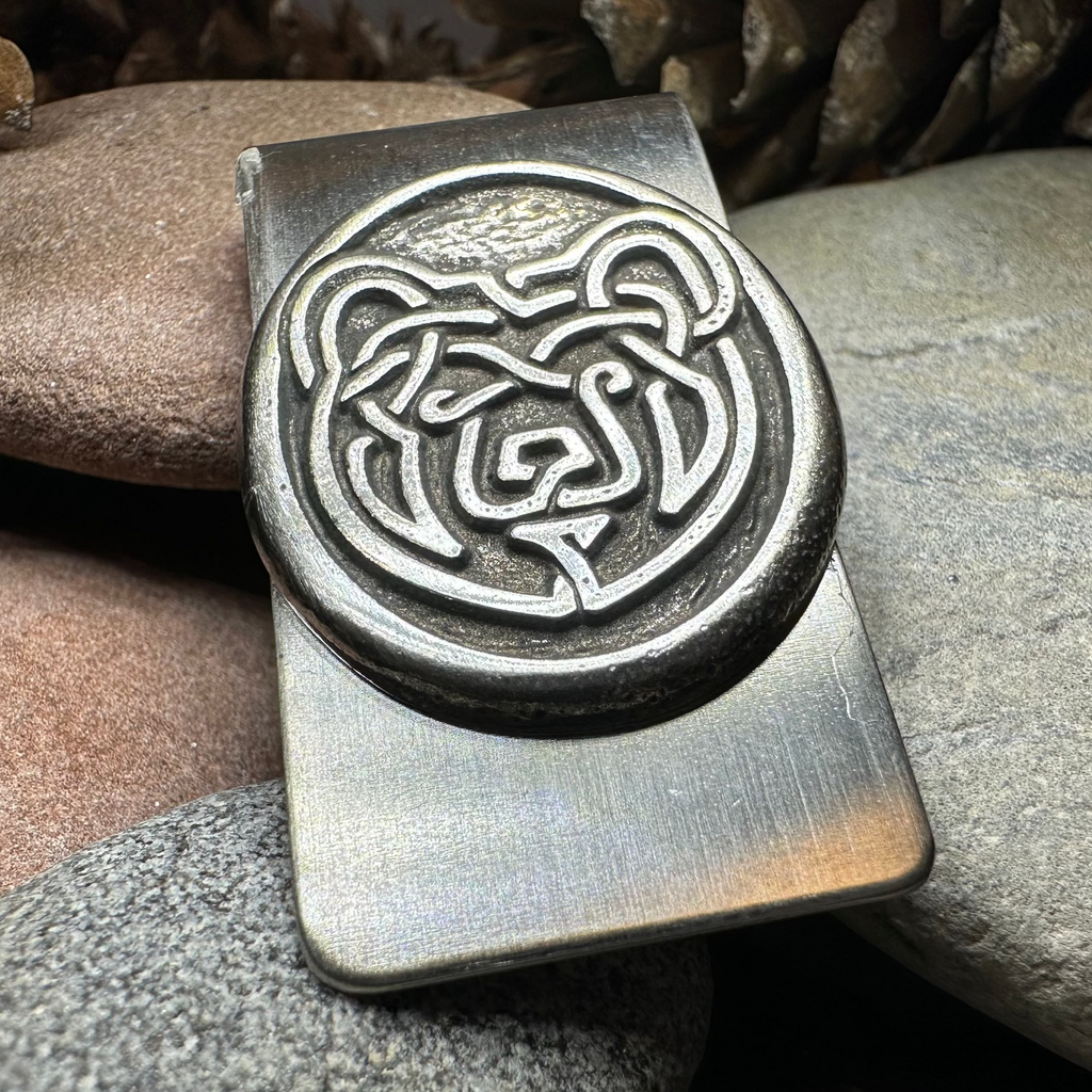 Celtic Bear Money Clip