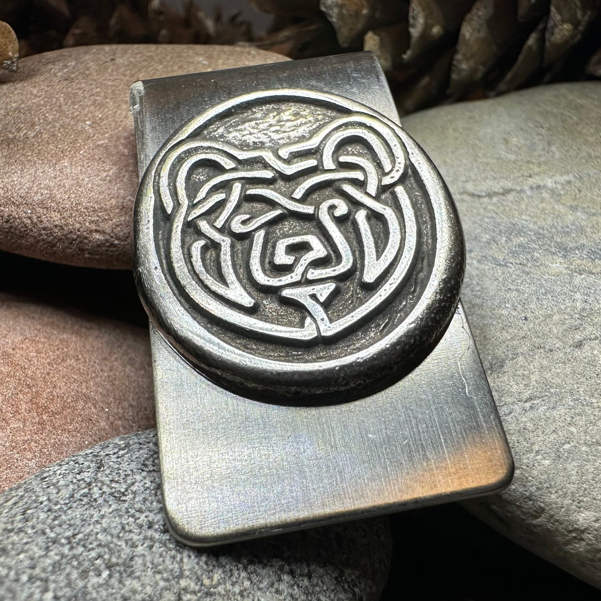 Celtic Bear Money Clip