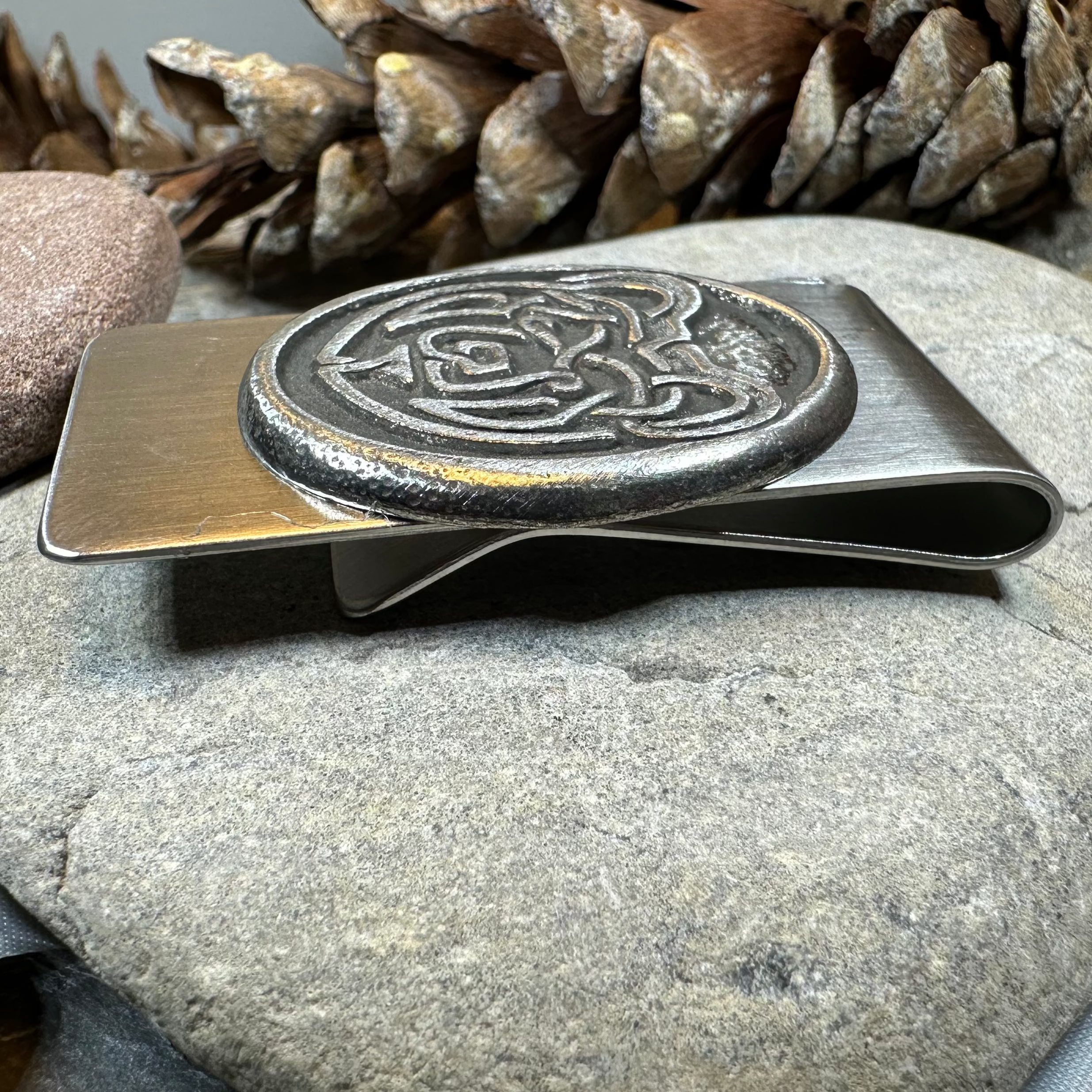 Celtic Bear Money Clip