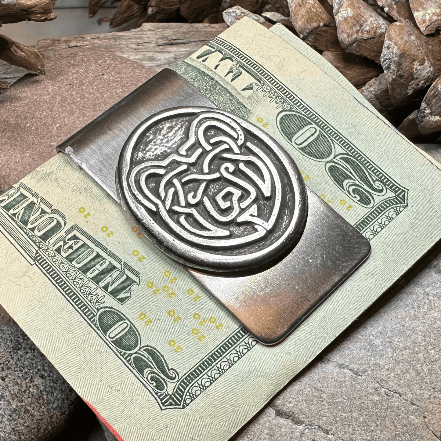 Celtic Bear Money Clip - 