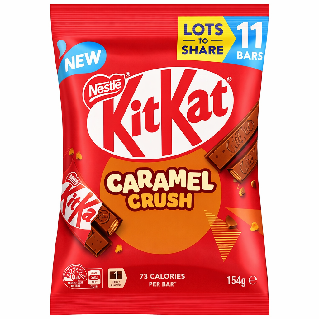 Kit Kat Caramel Crush Share Bag (154g) (Australia)
