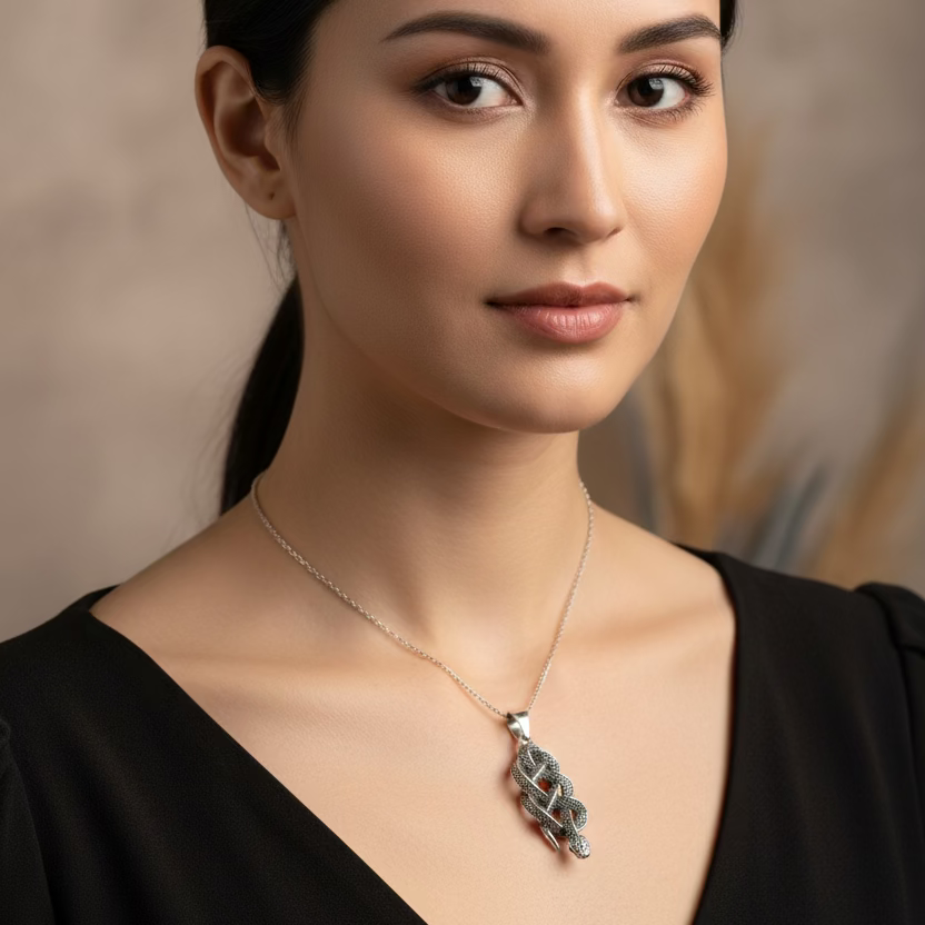 Alchemy Celtic Snake Necklace