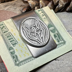 Celtic Wolf Money Clip