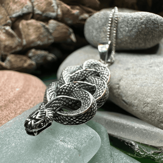Alchemy Celtic Snake Necklace - 18