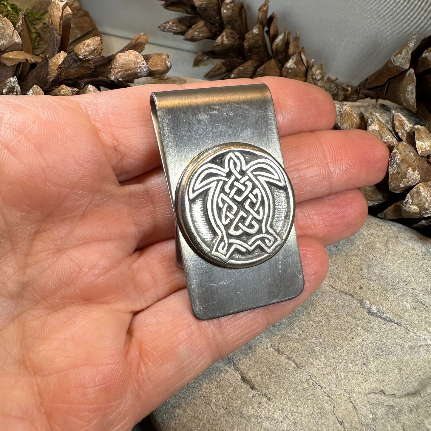 Celtic Turtle Money Clip