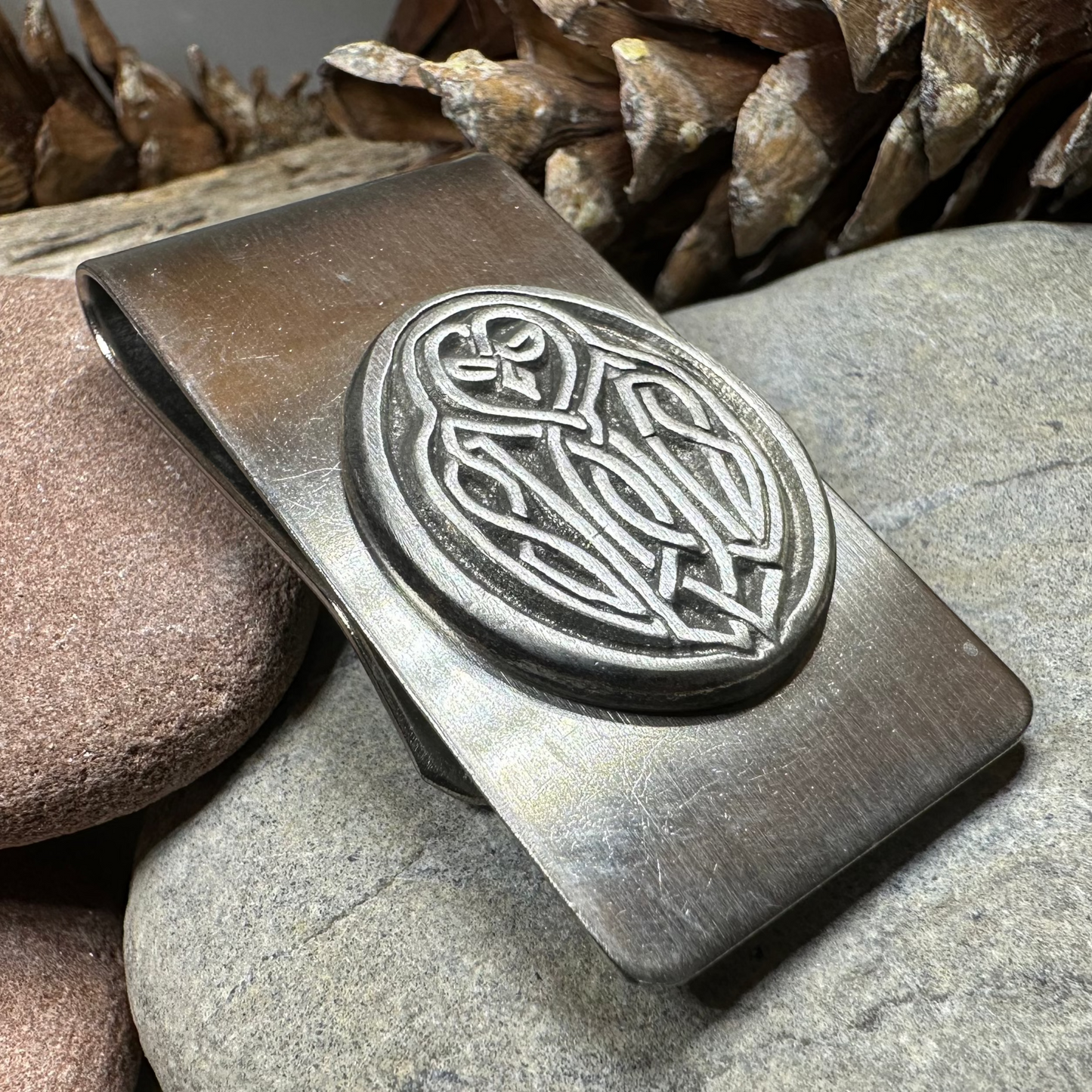 Celtic Owl Money Clip