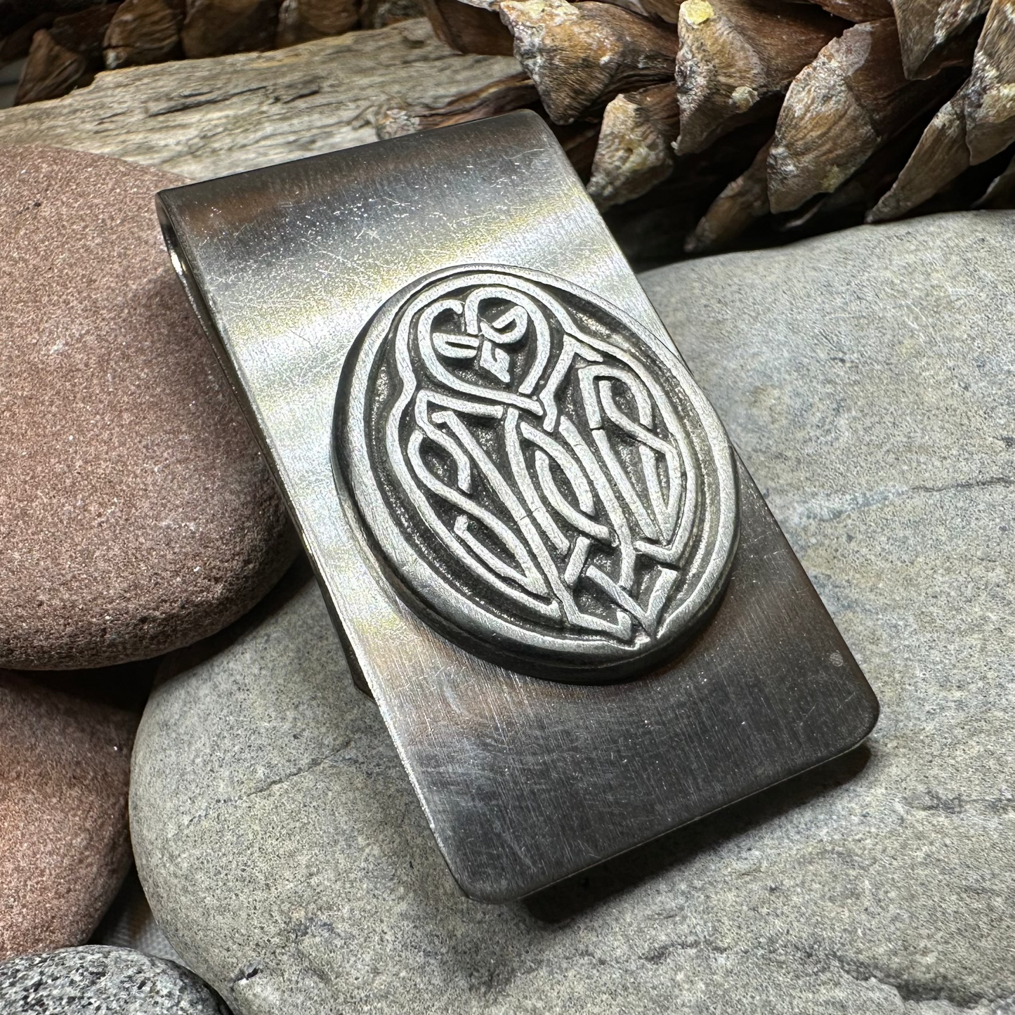 Celtic Owl Money Clip