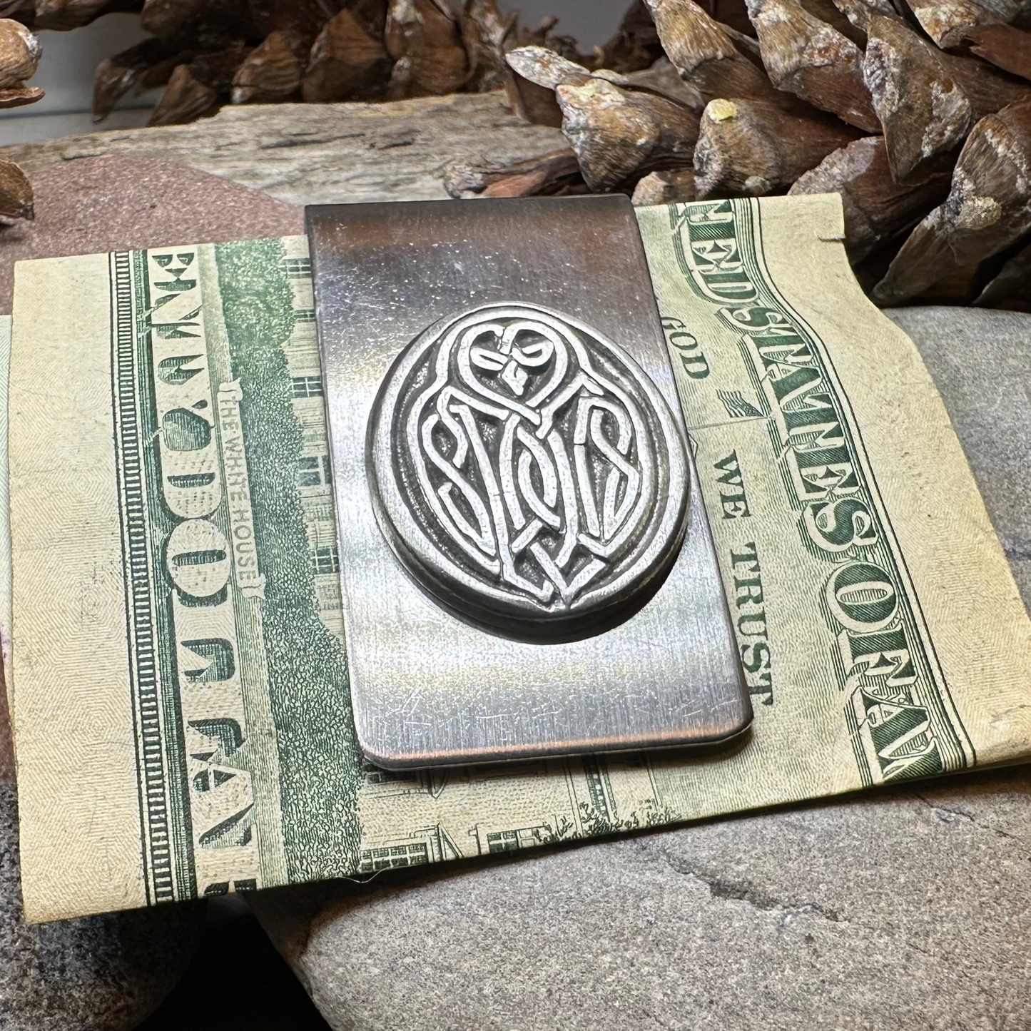 Celtic Owl Money Clip