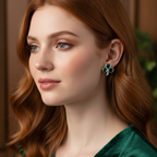 Emerald Isle Shamrock Earrings