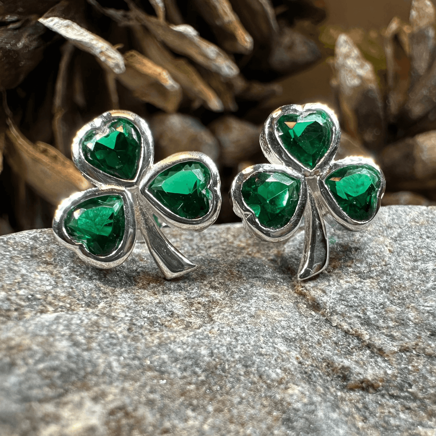 Emerald Isle Shamrock Earrings - 