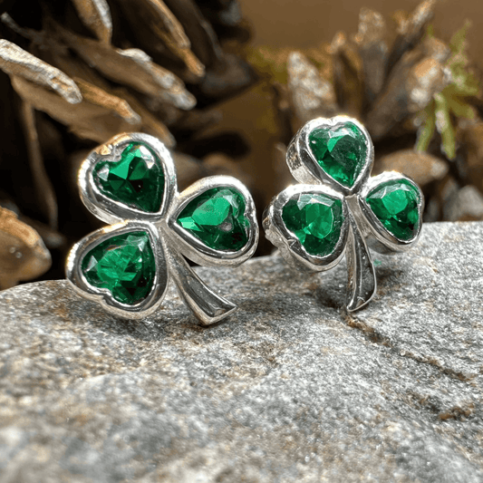 Emerald Isle Shamrock Earrings - 