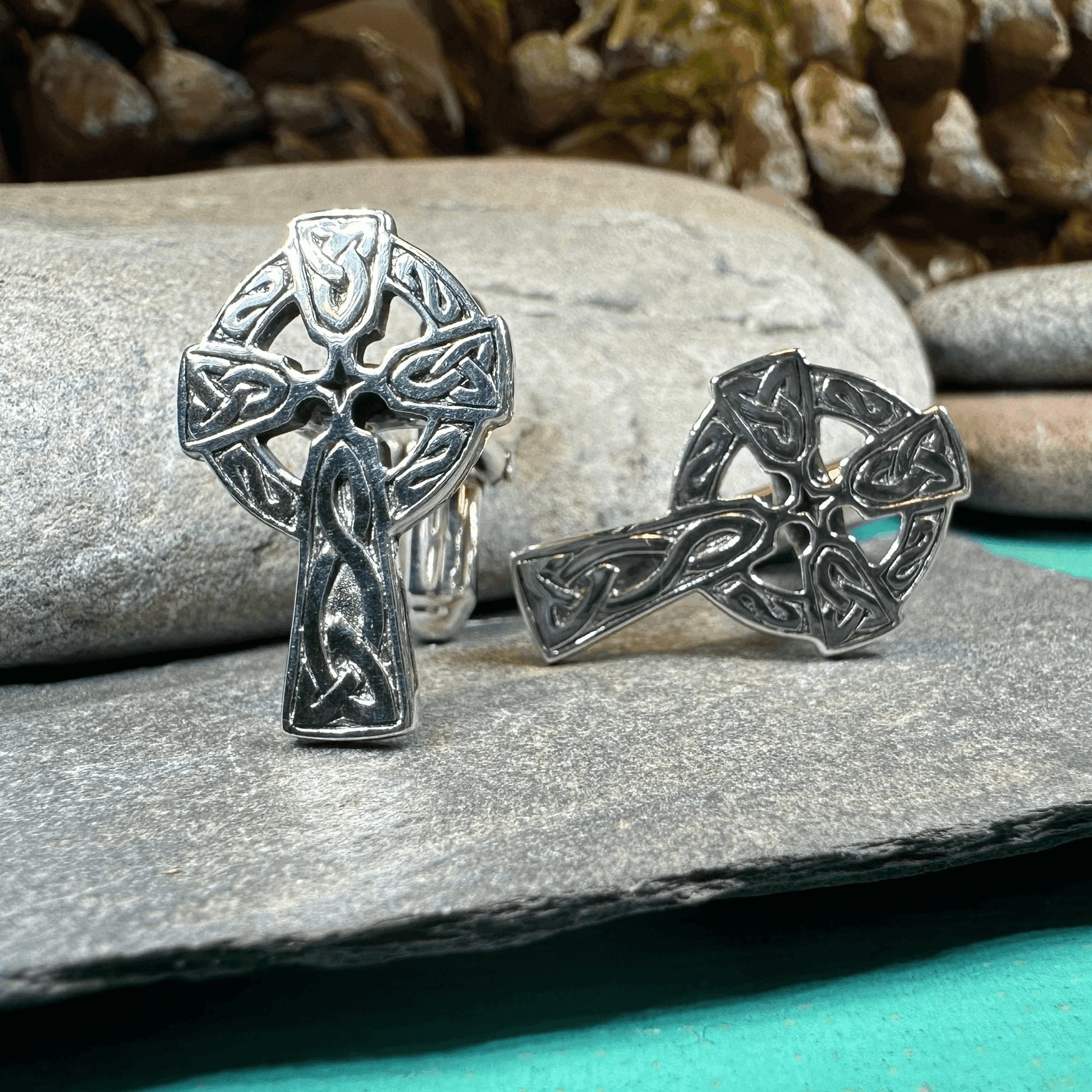 Celtic Cross Cuff Links - 