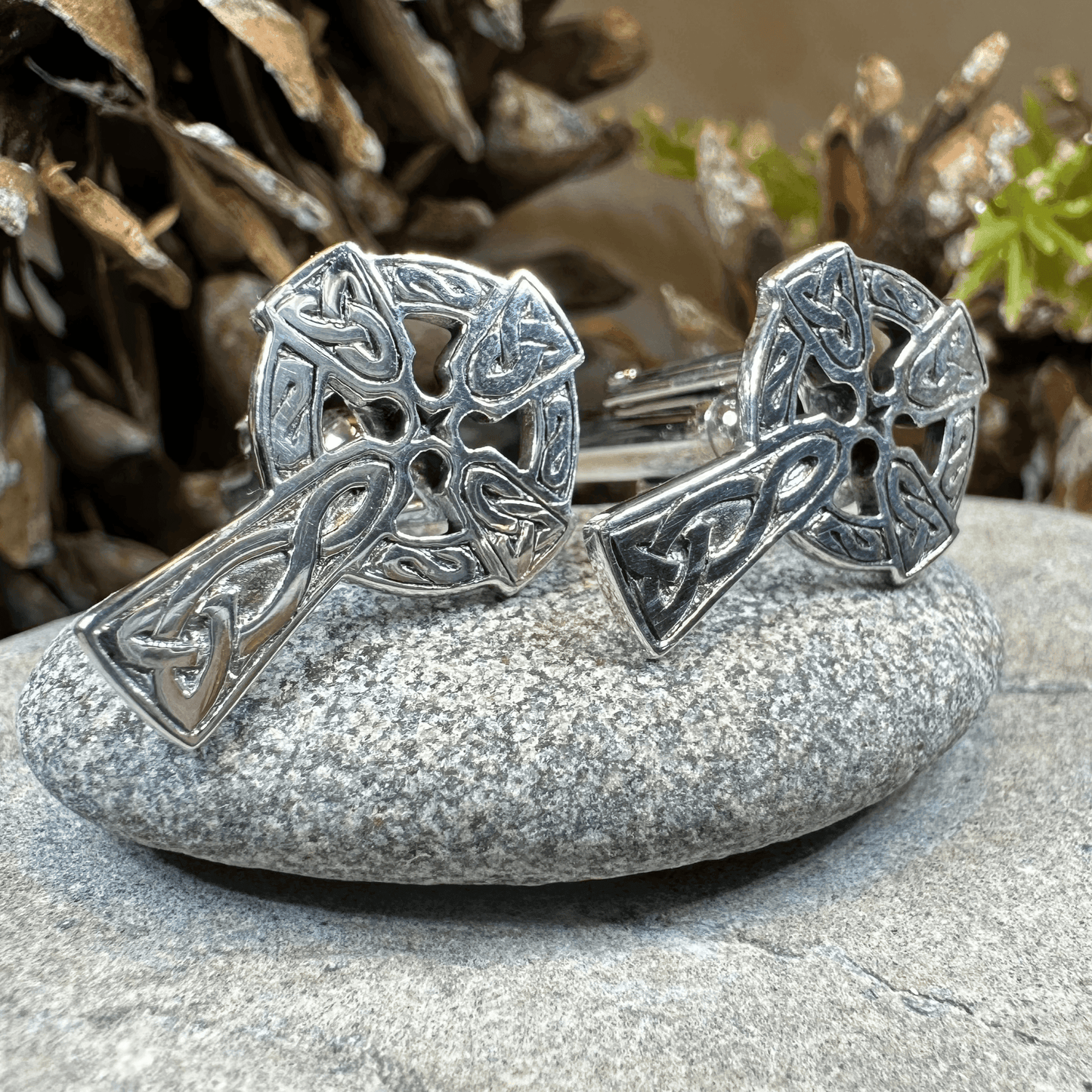 Celtic Cross Cuff Links - 