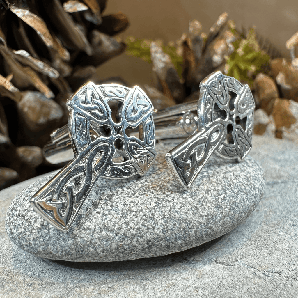 Celtic Cross Cuff Links - 